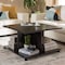 Baxton Studio Cladine Modern Wenge Brown Finished Coffee Table 146-8279 - alternate 5
